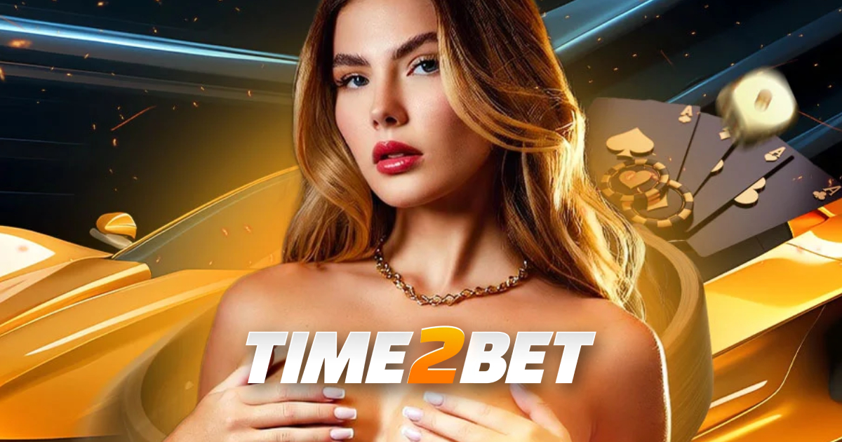 Main banner showing Time2Bet's digital entertainment access hub for Filipino players.